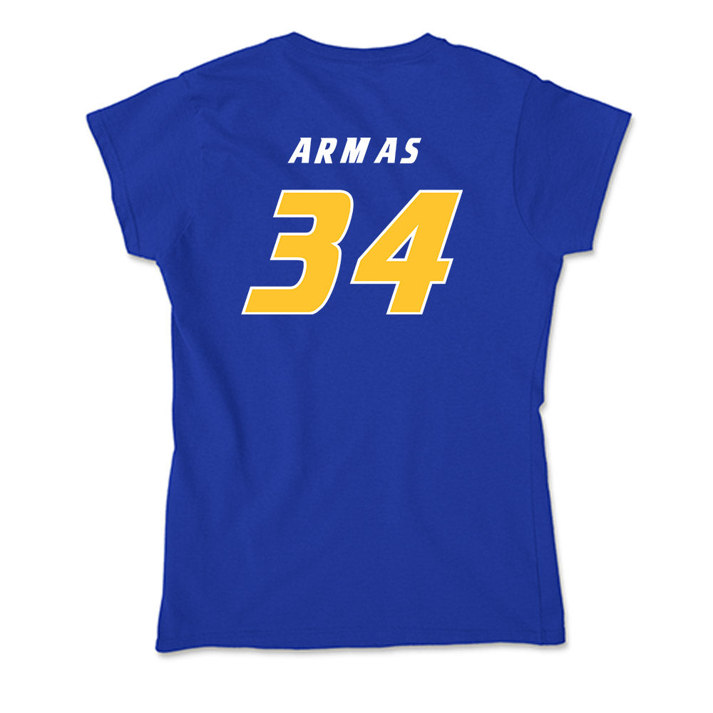 Hofstra - NCAA Men's Soccer : Aleksei Armas - Soft Style Women’s T-Shirt-1
