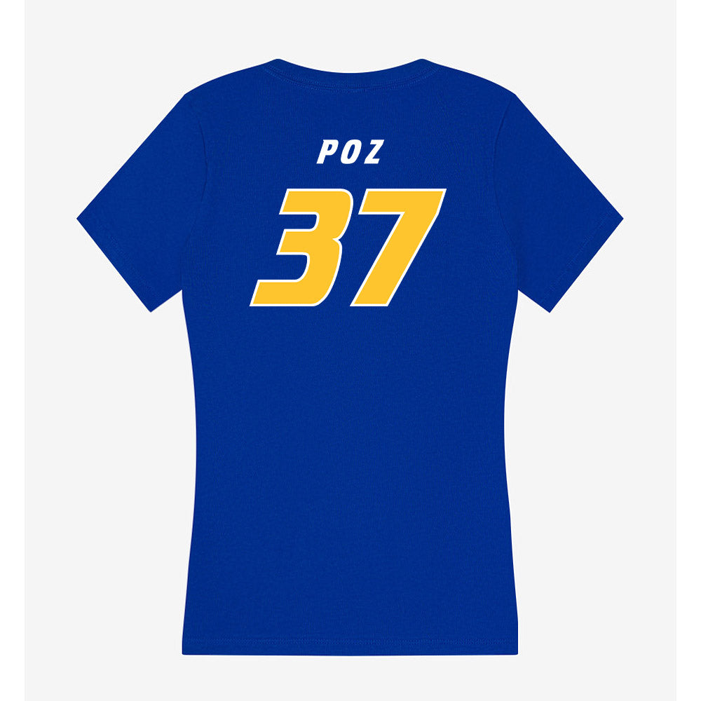 Hofstra - NCAA Men's Soccer : Tommy Poz - Women's V-Neck T-Shirt-1