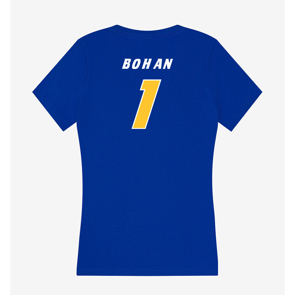 Hofstra - NCAA Men's Soccer : Sean Bohan - Women's V-Neck T-Shirt-1