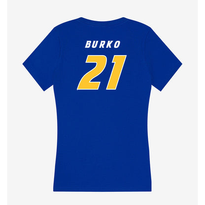 Hofstra - NCAA Men's Soccer : Daniel Burko - Women's V-Neck T-Shirt-1