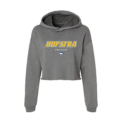 Hofstra - NCAA Men's Soccer : Carter Schmitz - Women's Crop Fleece Hoodie-0