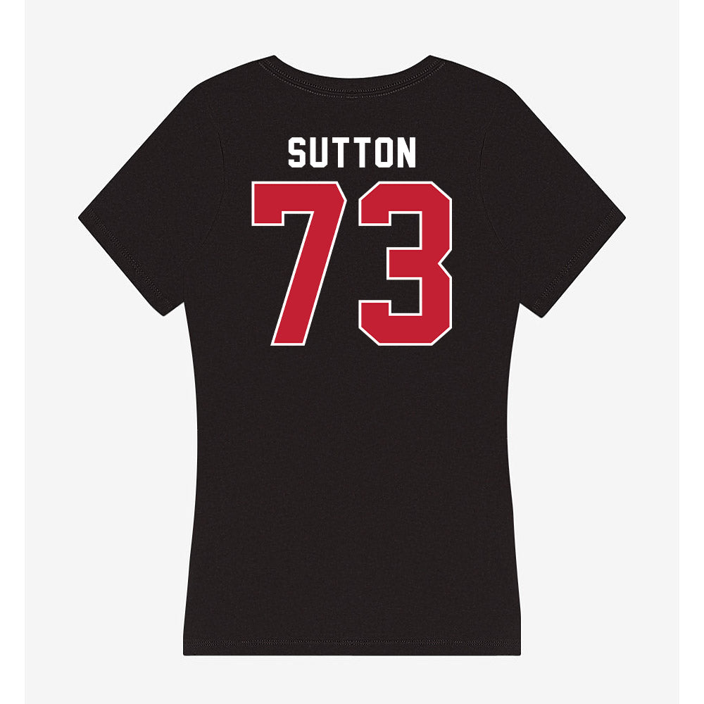 APSU - NCAA Football : Eli Sutton - Classic Shersey Women's V-Neck T-Shirt-2