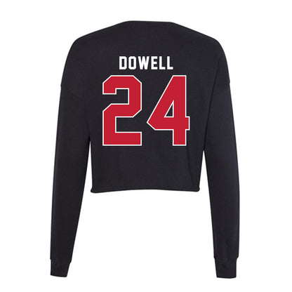 APSU - NCAA Football : Malaki Dowell - Classic Shersey Women's Cropped Crew Fleece-3