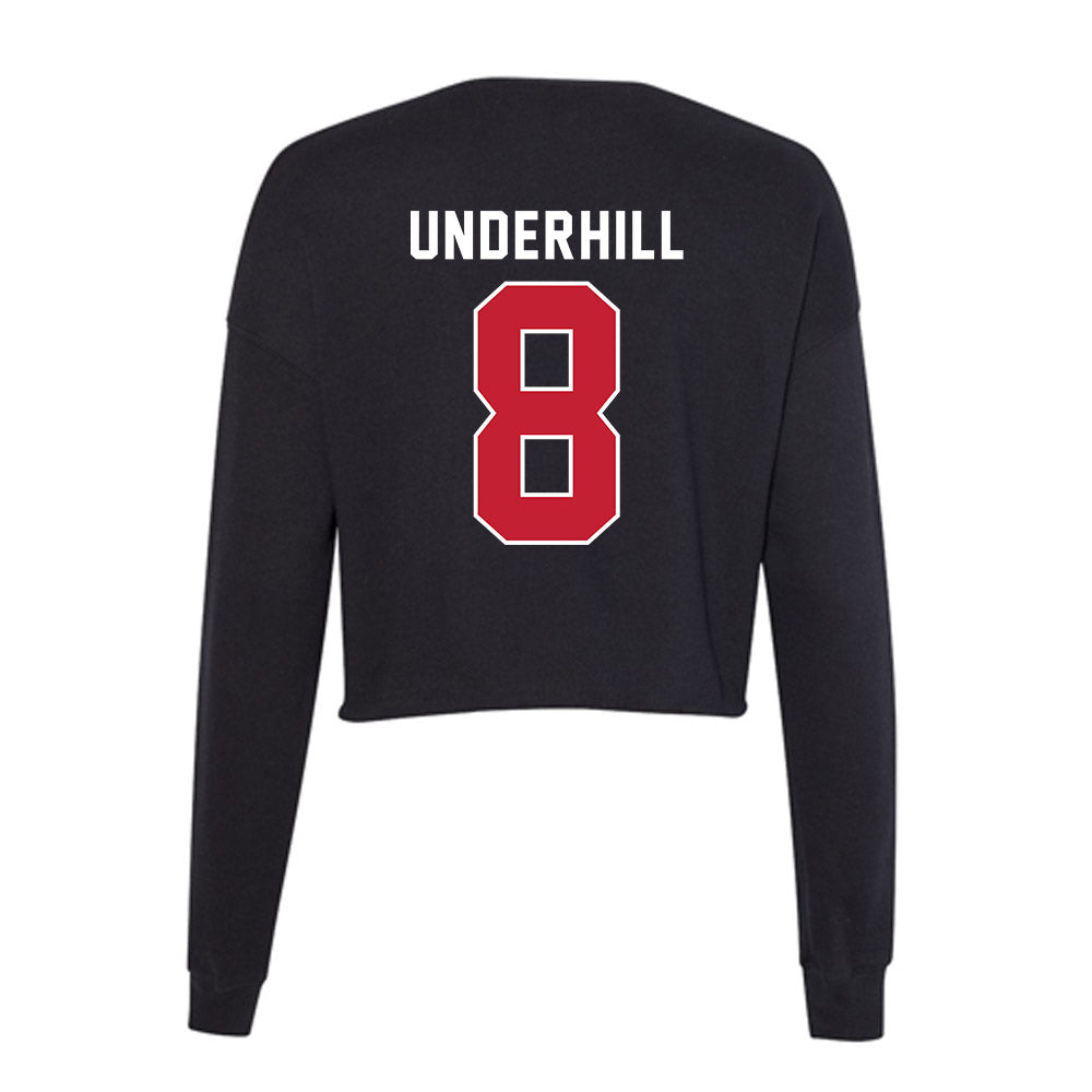 APSU - NCAA Baseball : Elijah Underhill - Classic Shersey Women's Cropped Crew Fleece-3