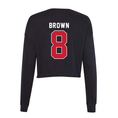 APSU - NCAA Football : Christopher Brown - Classic Shersey Women's Cropped Crew Fleece-2