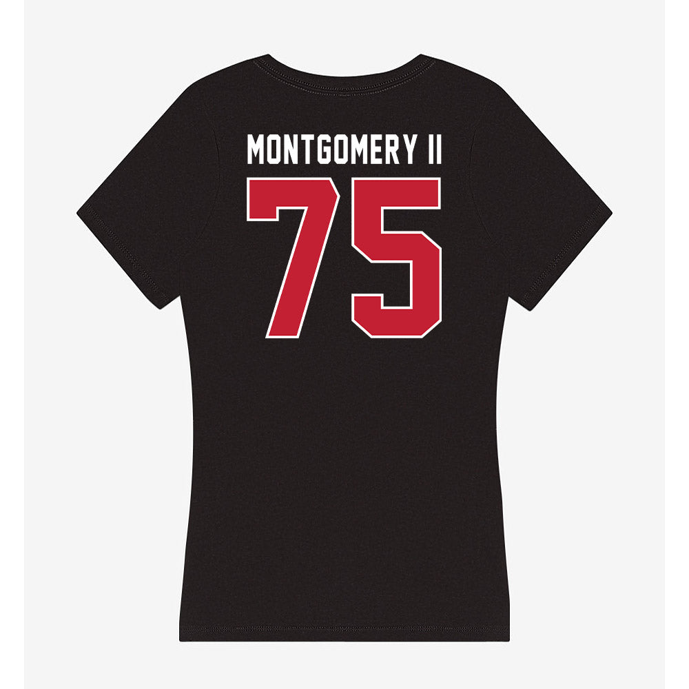 APSU - NCAA Football : Anthwone Montgomery II - Classic Shersey Women's V-Neck T-Shirt-3