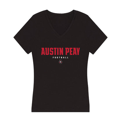 APSU - NCAA Football : Montreze Smith - Classic Shersey Women's V-Neck T-Shirt-1