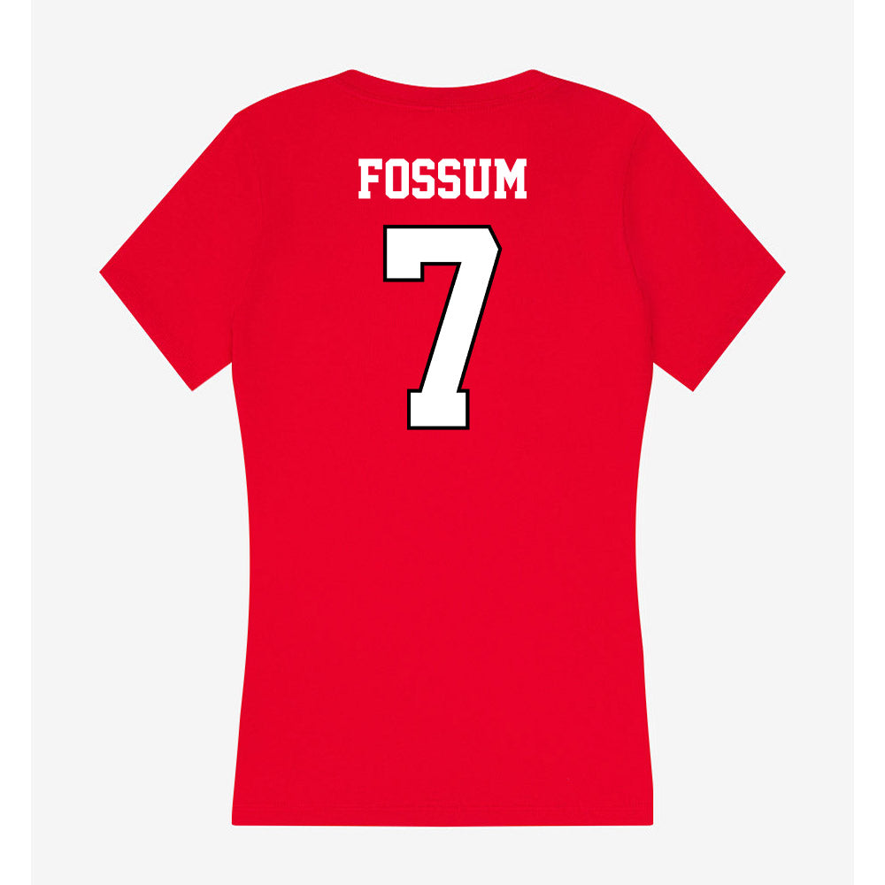 Youngstown State - NCAA Baseball : Kyle Fossum - Classic Shersey Women's V-Neck T-Shirt-1