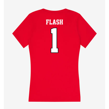Youngstown State - NCAA Football : Kylon Flash - Classic Shersey Women's V-Neck T-Shirt-1