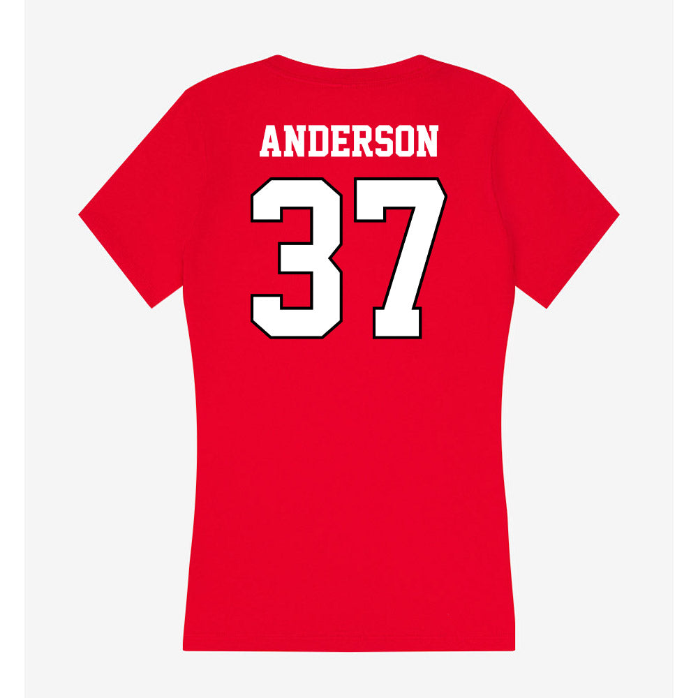 Youngstown State - NCAA Football : Evan Anderson - Classic Shersey Women's V-Neck T-Shirt-1