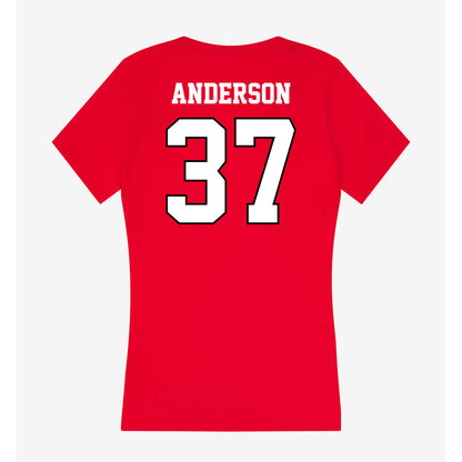 Youngstown State - NCAA Football : Evan Anderson - Classic Shersey Women's V-Neck T-Shirt-1