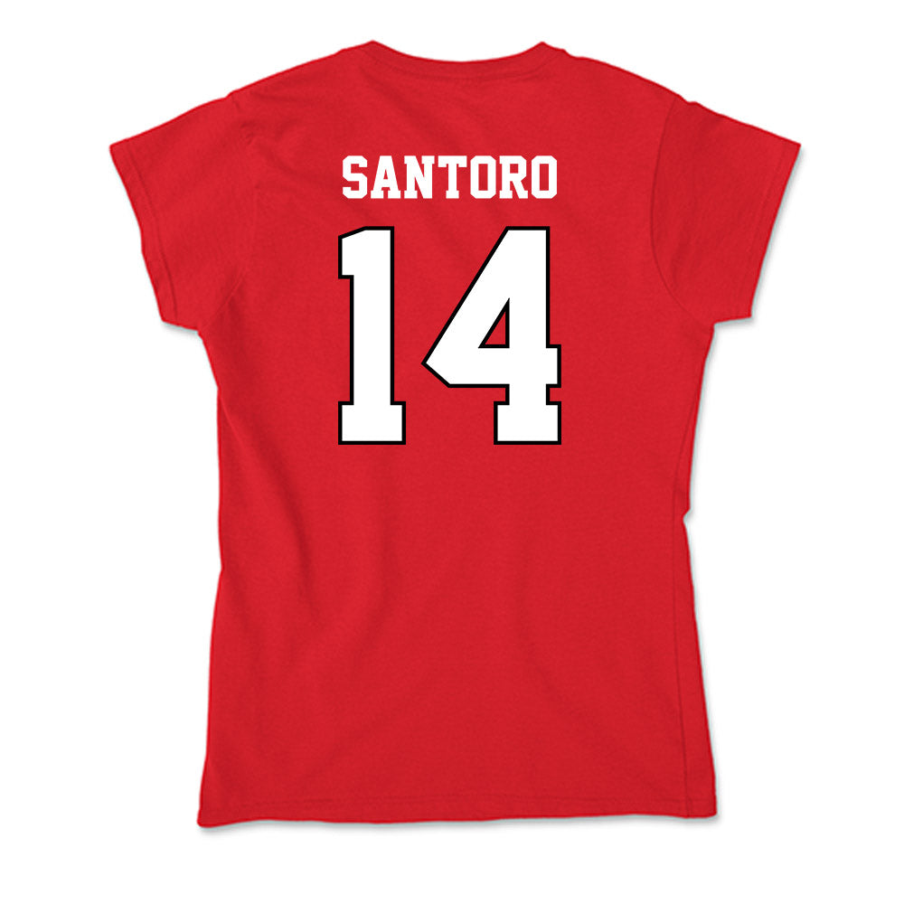 Youngstown State - NCAA Women's Basketball : Casey Santoro - Classic Shersey Soft Style Women’s T-Shirt-1