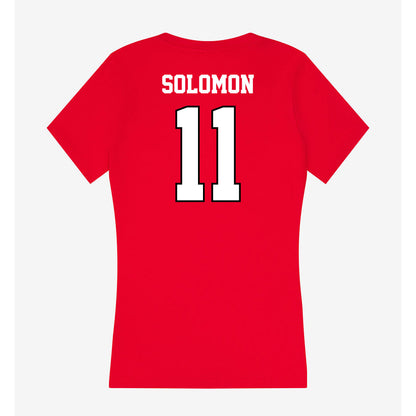 Youngstown State - NCAA Football : Mike Solomon - Classic Shersey Women's V-Neck T-Shirt-1