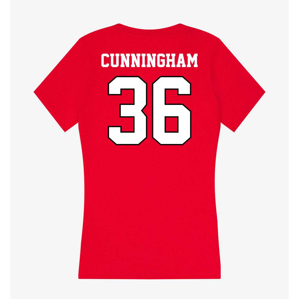 Youngstown State - NCAA Football : Carson Cunningham - Classic Shersey Women's V-Neck T-Shirt-1