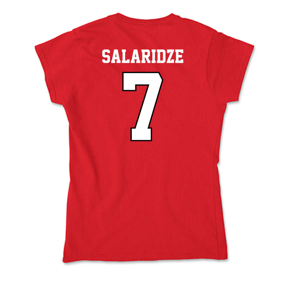 Youngstown State - NCAA Men's Basketball : Vladimer Salaridze - Classic Shersey Soft Style Women’s T-Shirt-1