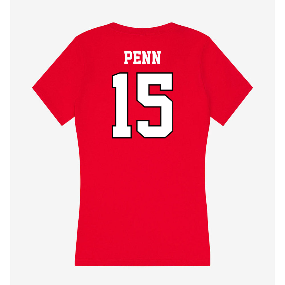 Youngstown State - NCAA Football : Preston Penn - Classic Shersey Women's V-Neck T-Shirt-1
