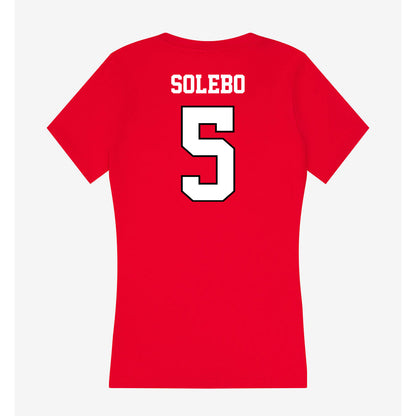 Youngstown State - NCAA Men's Basketball : Shaheed Solebo - Classic Shersey Women's V-Neck T-Shirt-1