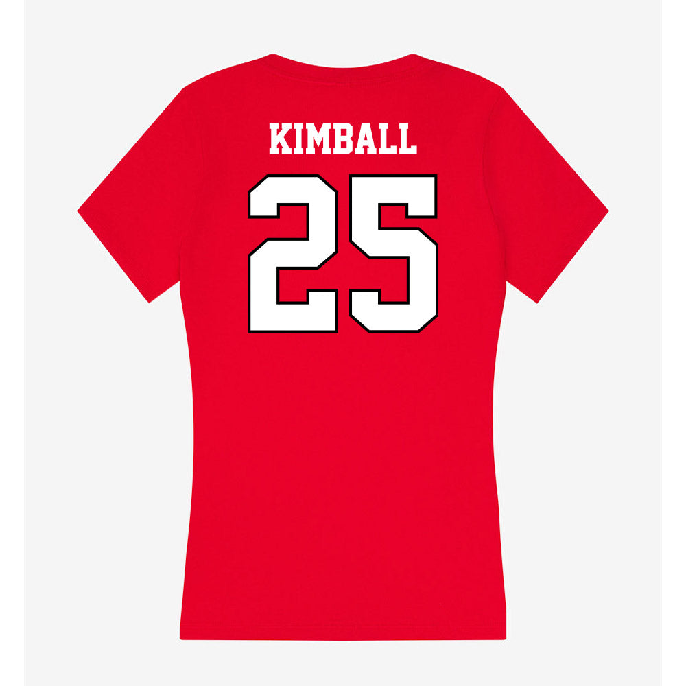 Youngstown State - NCAA Softball : Kennedy Kimball - Classic Shersey Women's V-Neck T-Shirt-1