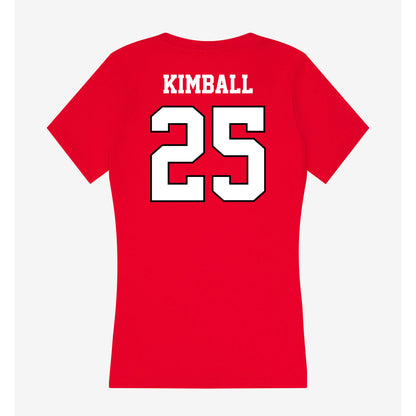 Youngstown State - NCAA Softball : Kennedy Kimball - Classic Shersey Women's V-Neck T-Shirt-1