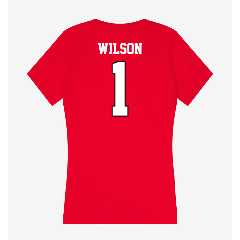 Youngstown State - NCAA Football : Kylon Wilson - Classic Shersey Women's V-Neck T-Shirt-1