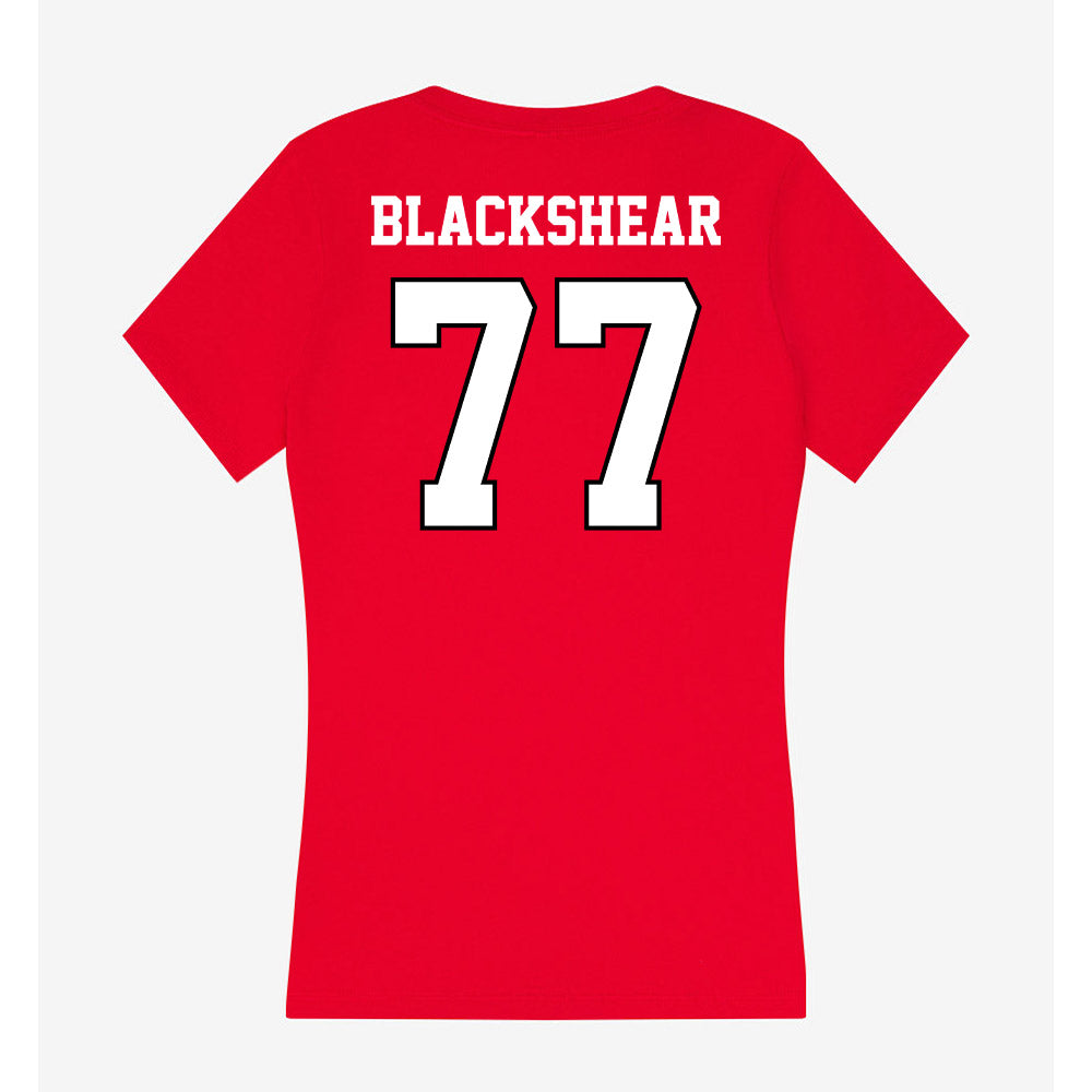 Youngstown State - NCAA Men's Basketball : Tae Blackshear - Classic Shersey Women's V-Neck T-Shirt-1