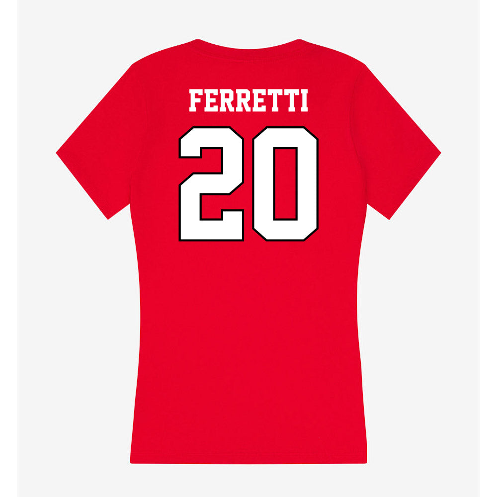 Youngstown State - NCAA Baseball : Jake Ferretti - Classic Shersey Women's V-Neck T-Shirt-1