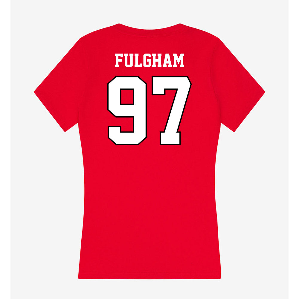 Youngstown State - NCAA Football : Trentt Fulgham - Classic Shersey Women's V-Neck T-Shirt-1
