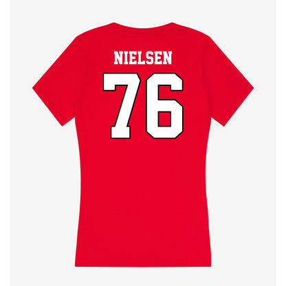 Youngstown State - NCAA Football : Nicholas Nielsen - Classic Shersey Women's V-Neck T-Shirt-1