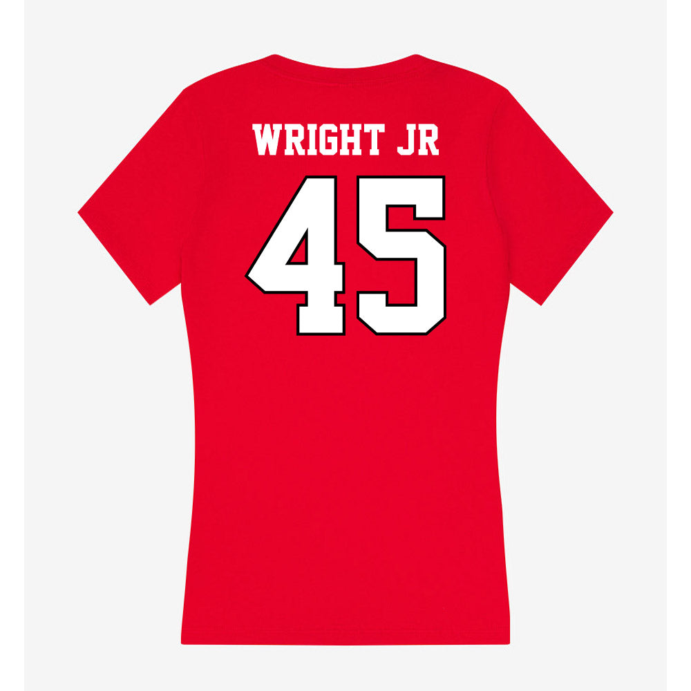 Youngstown State - NCAA Football : Mike Wright jr - Classic Shersey Women's V-Neck T-Shirt-1