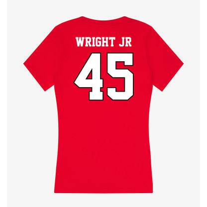 Youngstown State - NCAA Football : Mike Wright jr - Classic Shersey Women's V-Neck T-Shirt-1