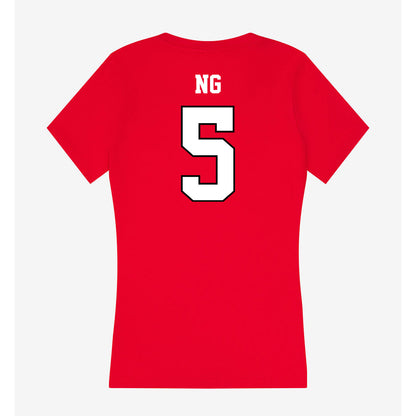 Youngstown State - NCAA Women's Volleyball : Teagan Ng - Classic Shersey Women's V-Neck T-Shirt-1