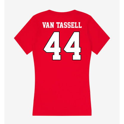 Youngstown State - NCAA Women's Basketball : Ashlynn Van Tassell - Classic Shersey Women's V-Neck T-Shirt-1