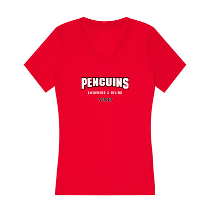 Youngstown State - NCAA Men's Swimming & Diving : Kyle McDade - Classic Shersey Women's V-Neck T-Shirt-0