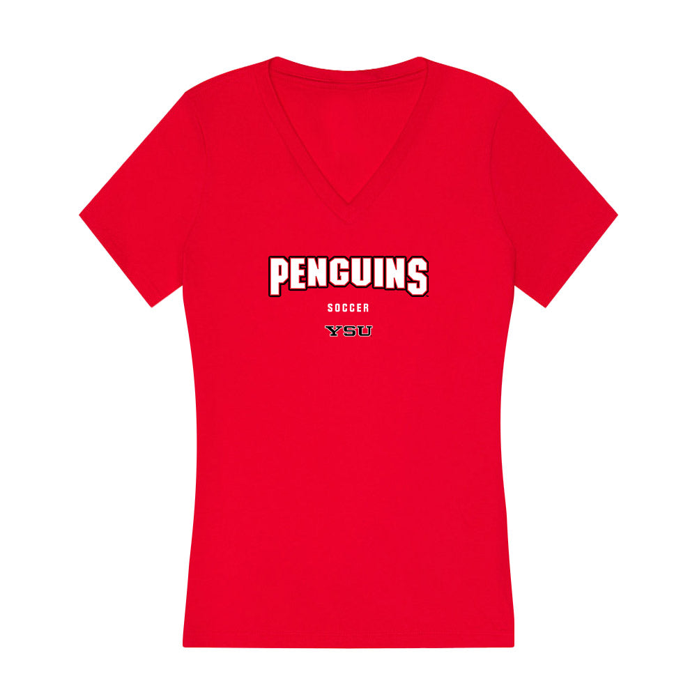 Youngstown State - NCAA Women's Soccer : Emma Berdiner - Classic Shersey Women's V-Neck T-Shirt-0