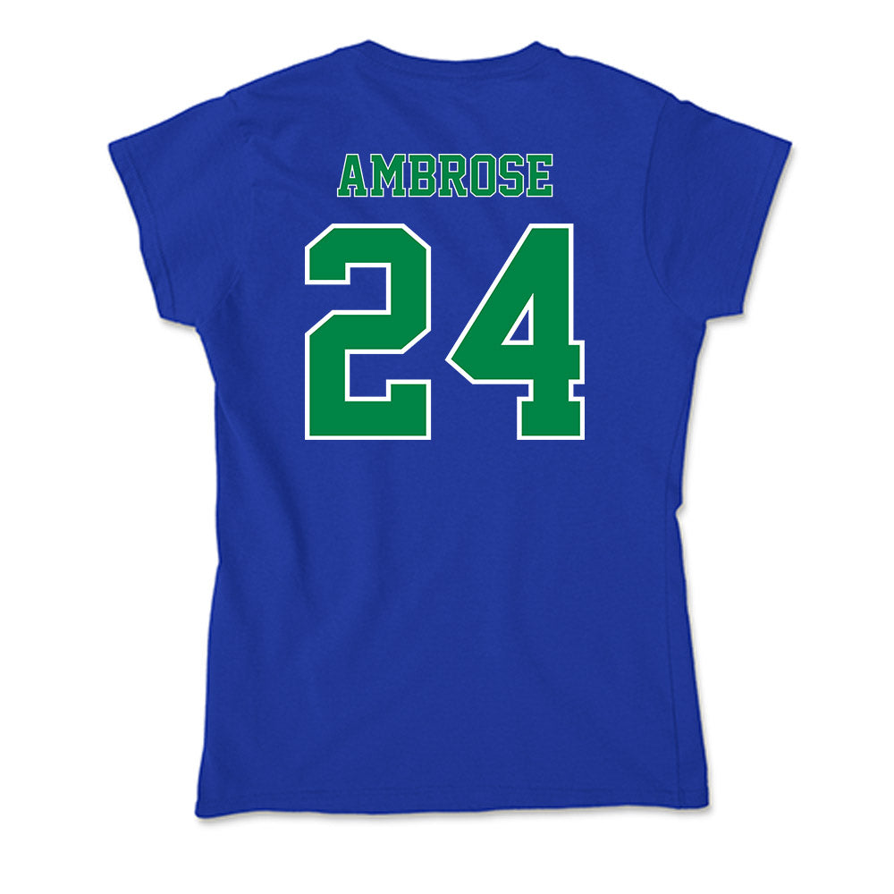 Texas A&M Corpus Christi - NCAA Men's Basketball : Jamal ambrose - Soft Style Women’s T-Shirt-1