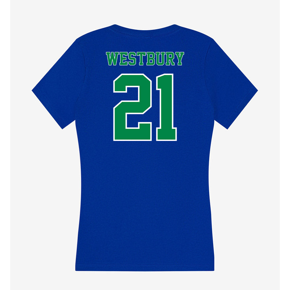Texas A&M Corpus Christi - NCAA Women's Soccer : Morgan Westbury - Women's V-Neck T-Shirt-1