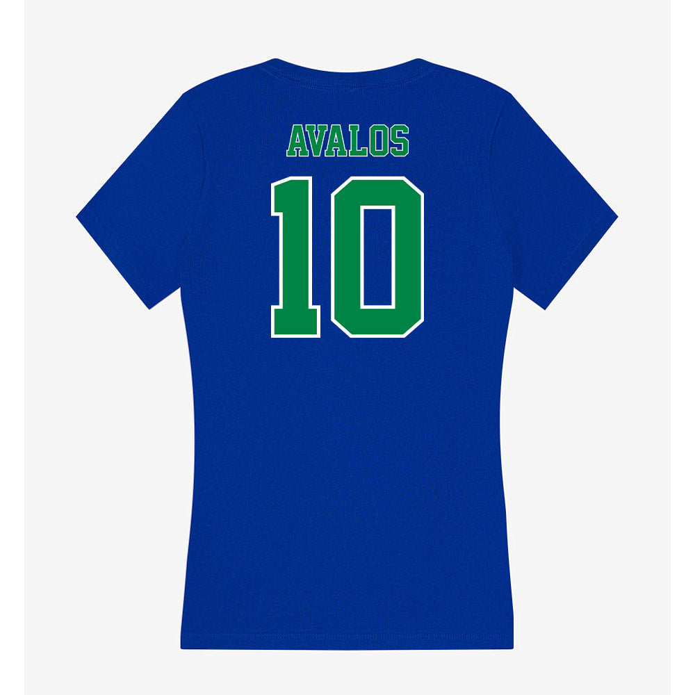 Texas A&M Corpus Christi - NCAA Softball : Rhea-Ann Avalos - Women's V-Neck T-Shirt-1