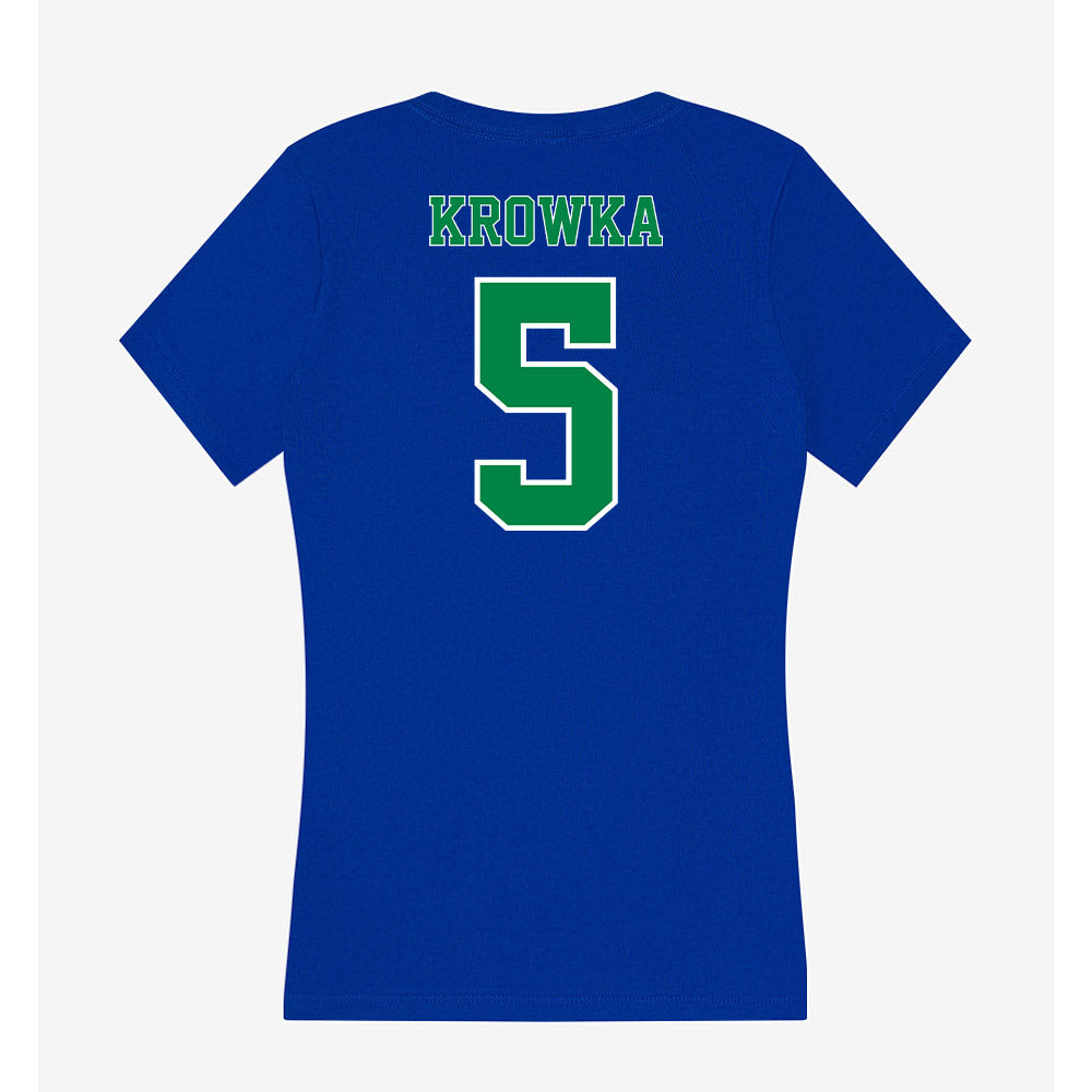 Texas A&M Corpus Christi - NCAA Baseball : Karson Krowka - Women's V-Neck T-Shirt-1
