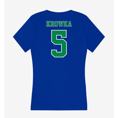 Texas A&M Corpus Christi - NCAA Baseball : Karson Krowka - Women's V-Neck T-Shirt-1
