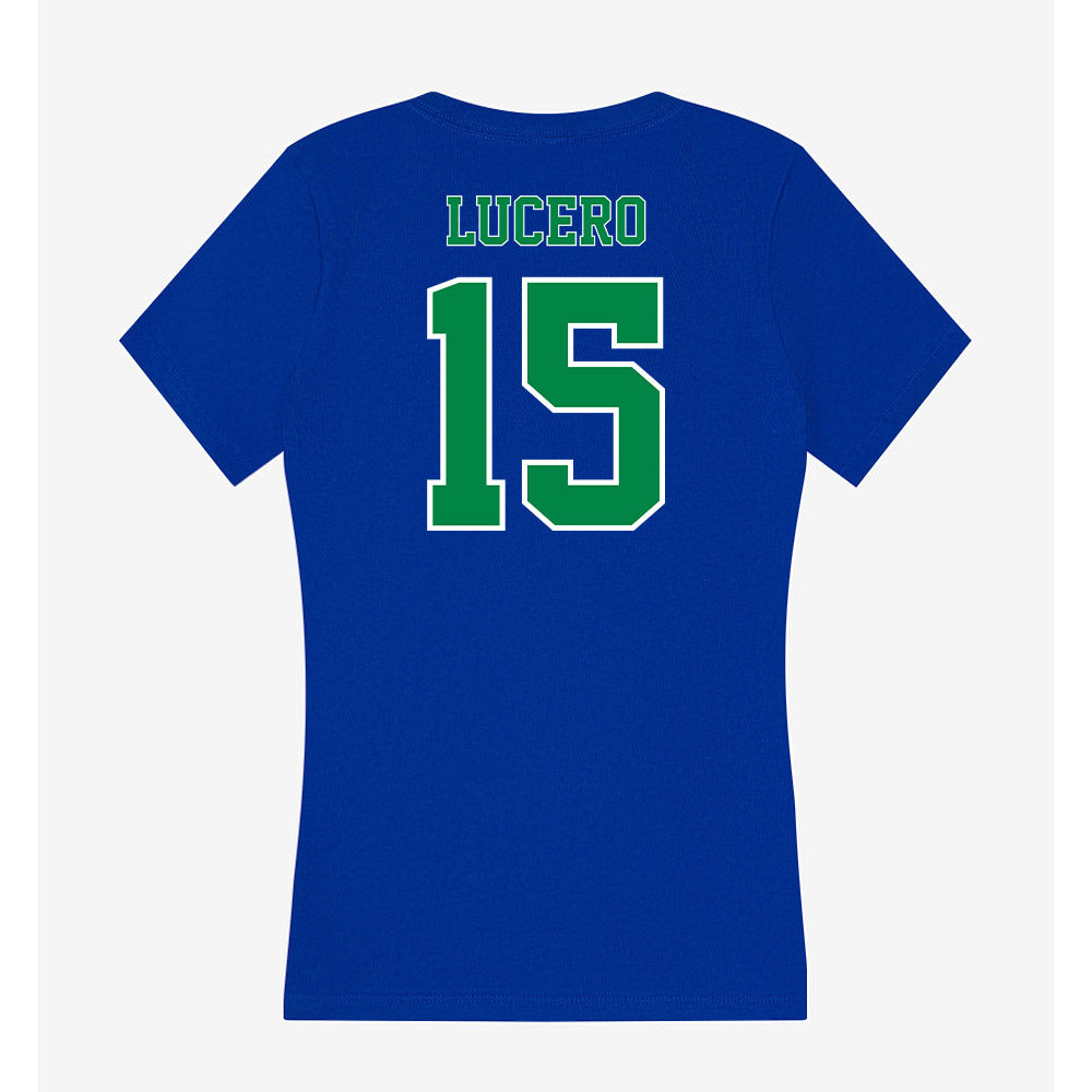 Texas A&M Corpus Christi - NCAA Women's Soccer : Emma Lucero - Women's V-Neck T-Shirt-1