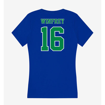Texas A&M Corpus Christi - NCAA Softball : Kendra Winfrey - Women's V-Neck T-Shirt-1