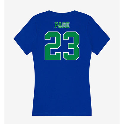 Texas A&M Corpus Christi - NCAA Women's Soccer : Madison Page - Women's V-Neck T-Shirt-1