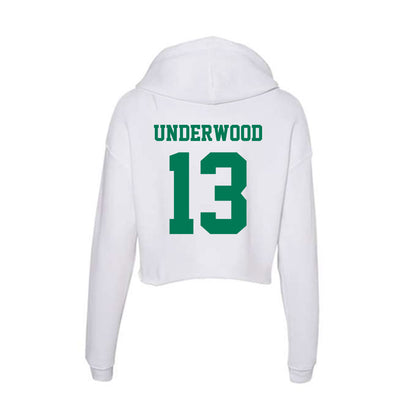 Norfolk State - NCAA Football : Ricardo Underwood - Women's Crop Fleece Hoodie-1