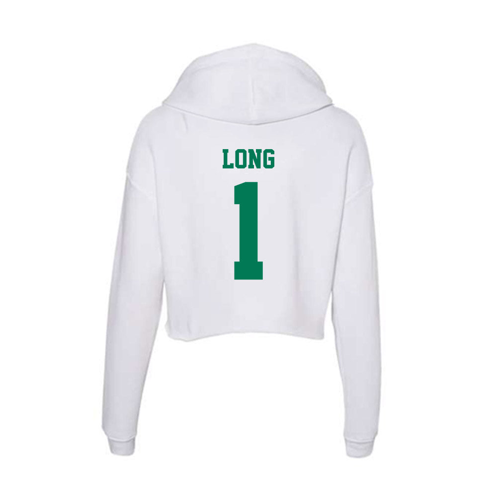Norfolk State - NCAA Football : Daylan Long - Women's Crop Fleece Hoodie-1