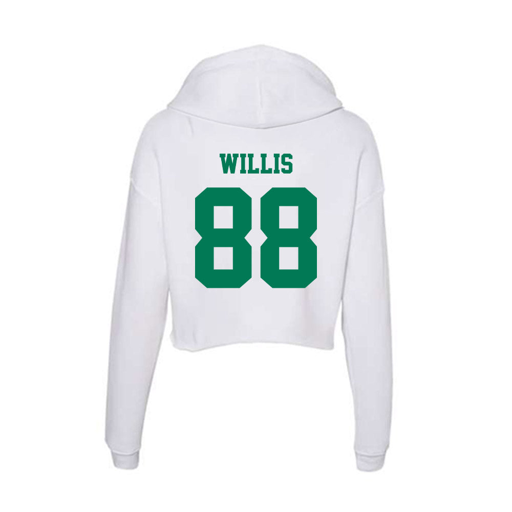 Norfolk State - NCAA Football : Toby Willis - Women's Crop Fleece Hoodie-1