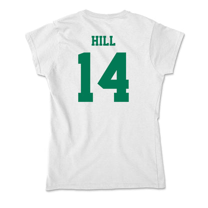 Norfolk State - NCAA Women's Basketball : Jenesis Hill - Soft Style Women’s T-Shirt-1