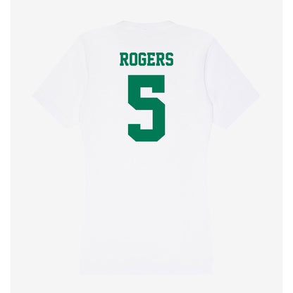 Norfolk State - NCAA Women's Basketball : Iyanna Rogers - Women's V-Neck T-Shirt-1