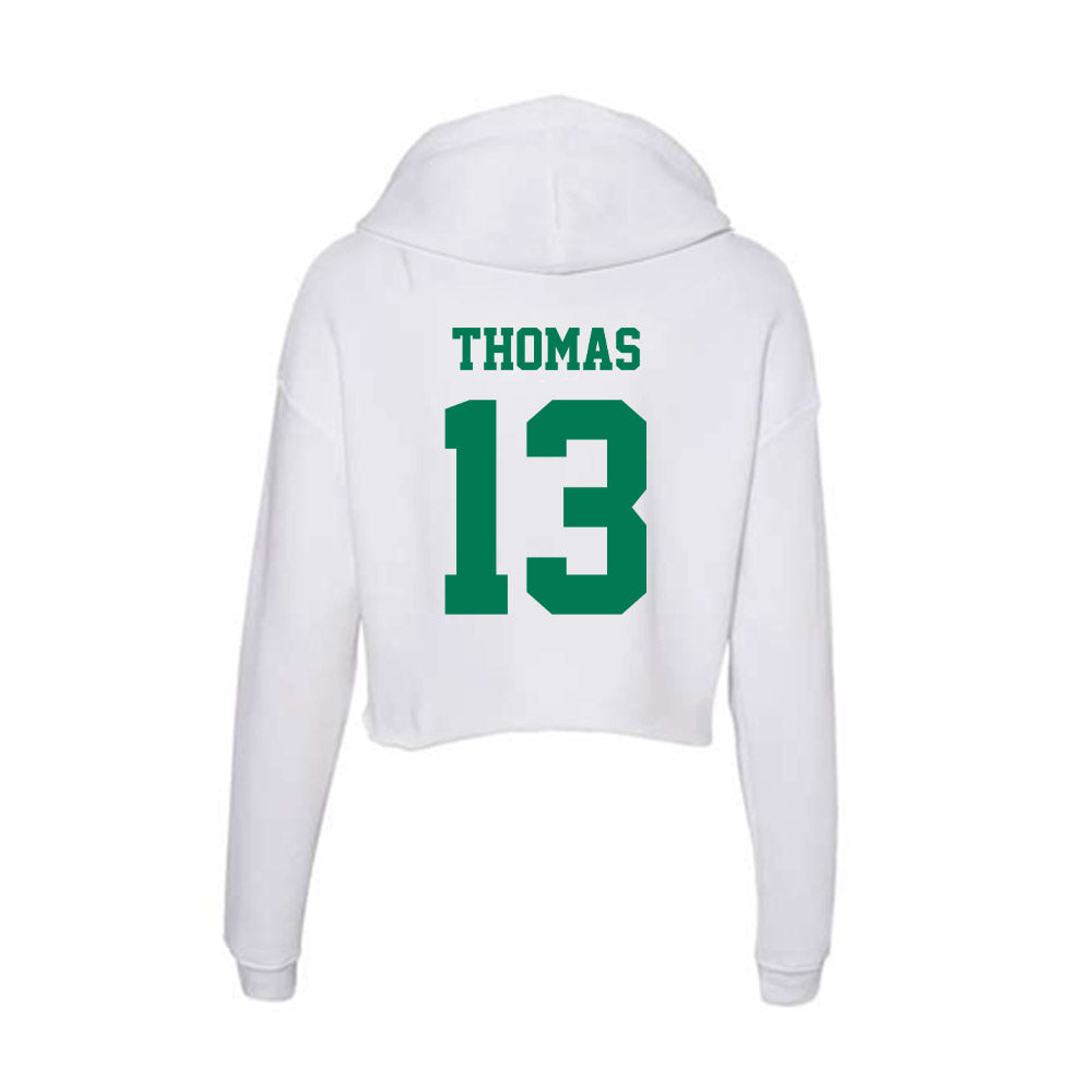 Norfolk State - NCAA Football : KamRyn Thomas - Women's Crop Fleece Hoodie-1