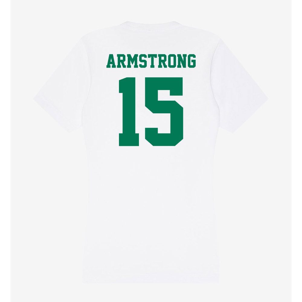 Norfolk State - NCAA Women's Volleyball : Erin Armstrong - Women's V-Neck T-Shirt-1