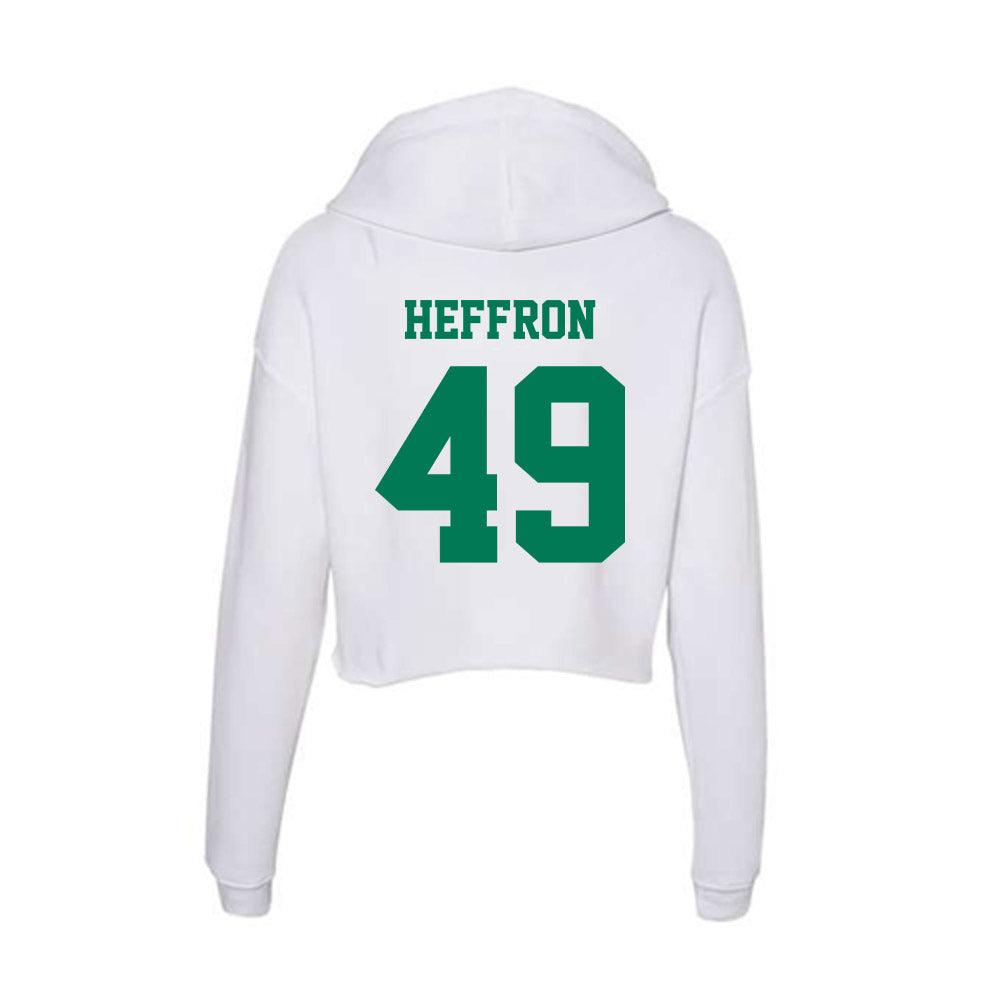 Norfolk State - NCAA Football : Ben Heffron - Women's Crop Fleece Hoodie-1